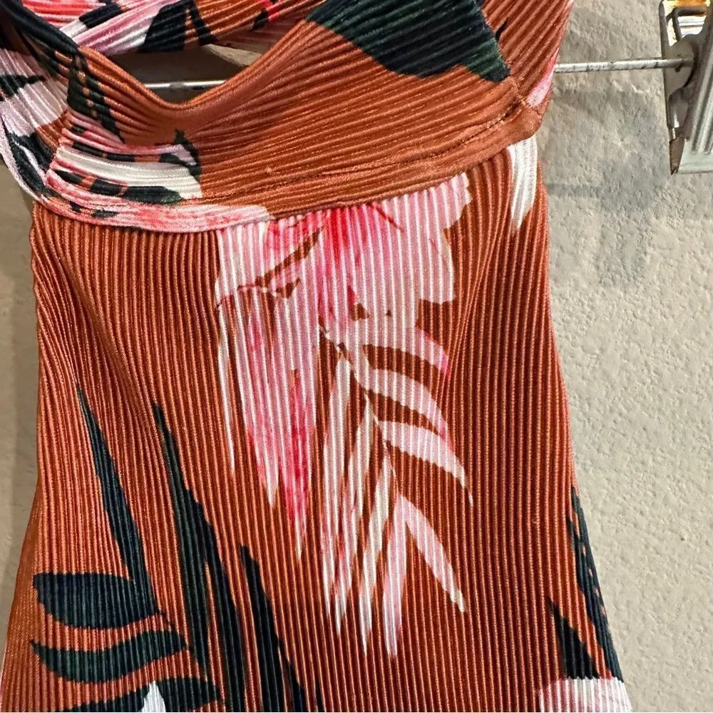 Camila Coelho | XS | Cassy Midi Dress Floral Tropics summer beach halter dress - Picture 13 of 13